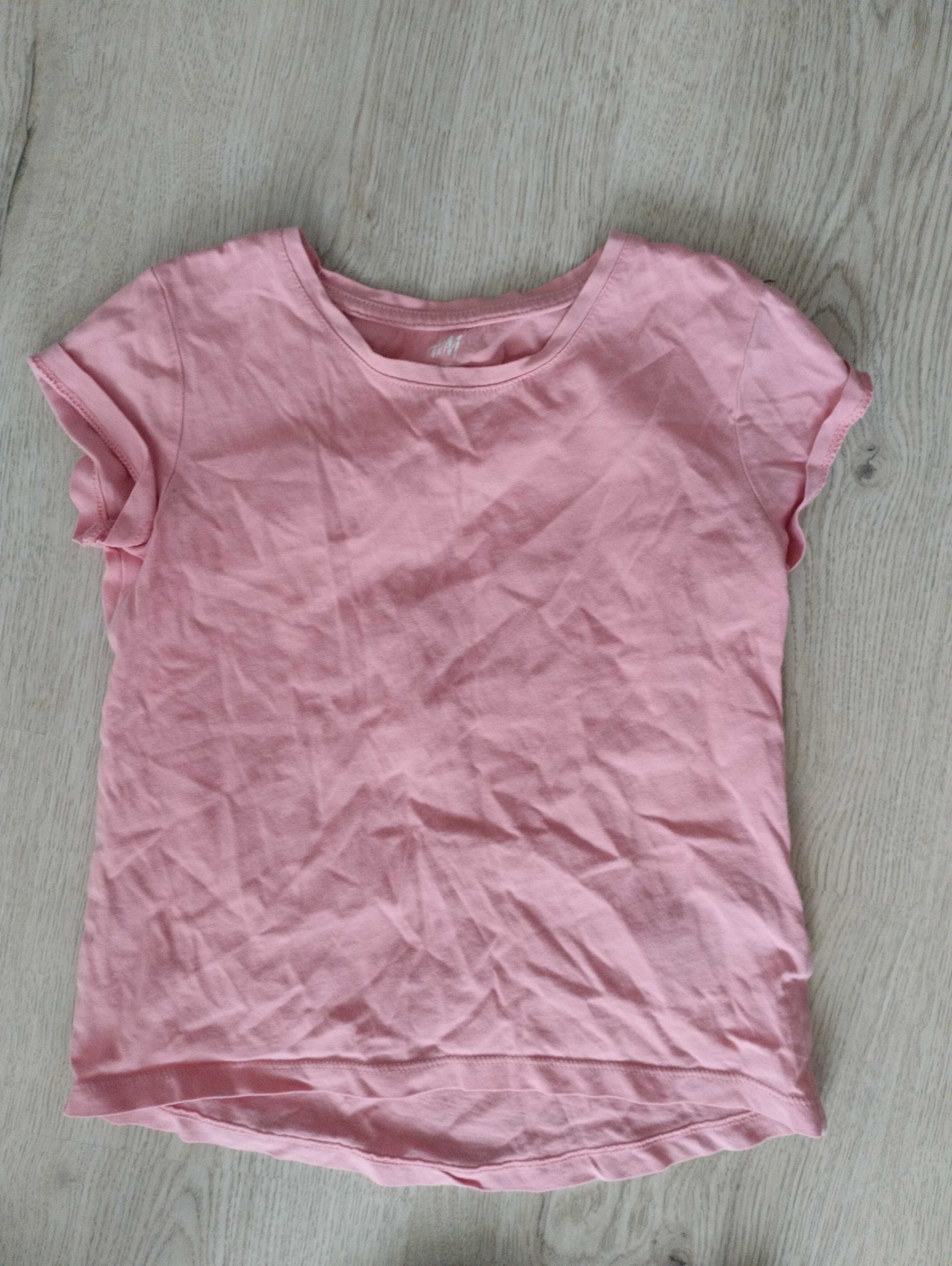 H&M t shirt dla dziewczynki r. 110