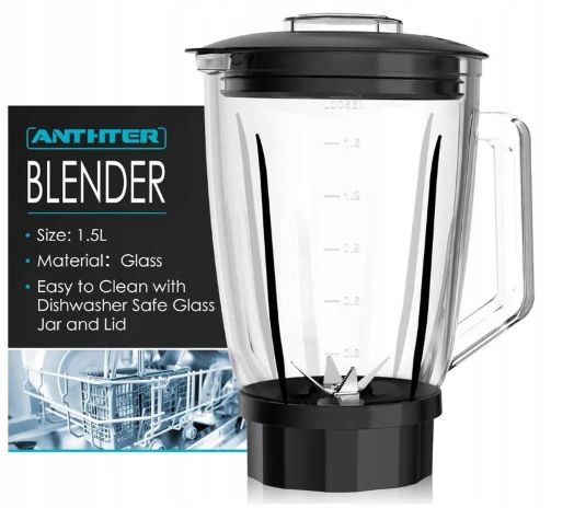 Anthter CY-212 Profesjonalny blender, 220 V, 1000W Mikser stojący