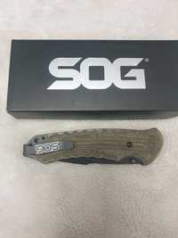 Nóż   SOG   Kiku Folder-Lrg Black (KU-1012)