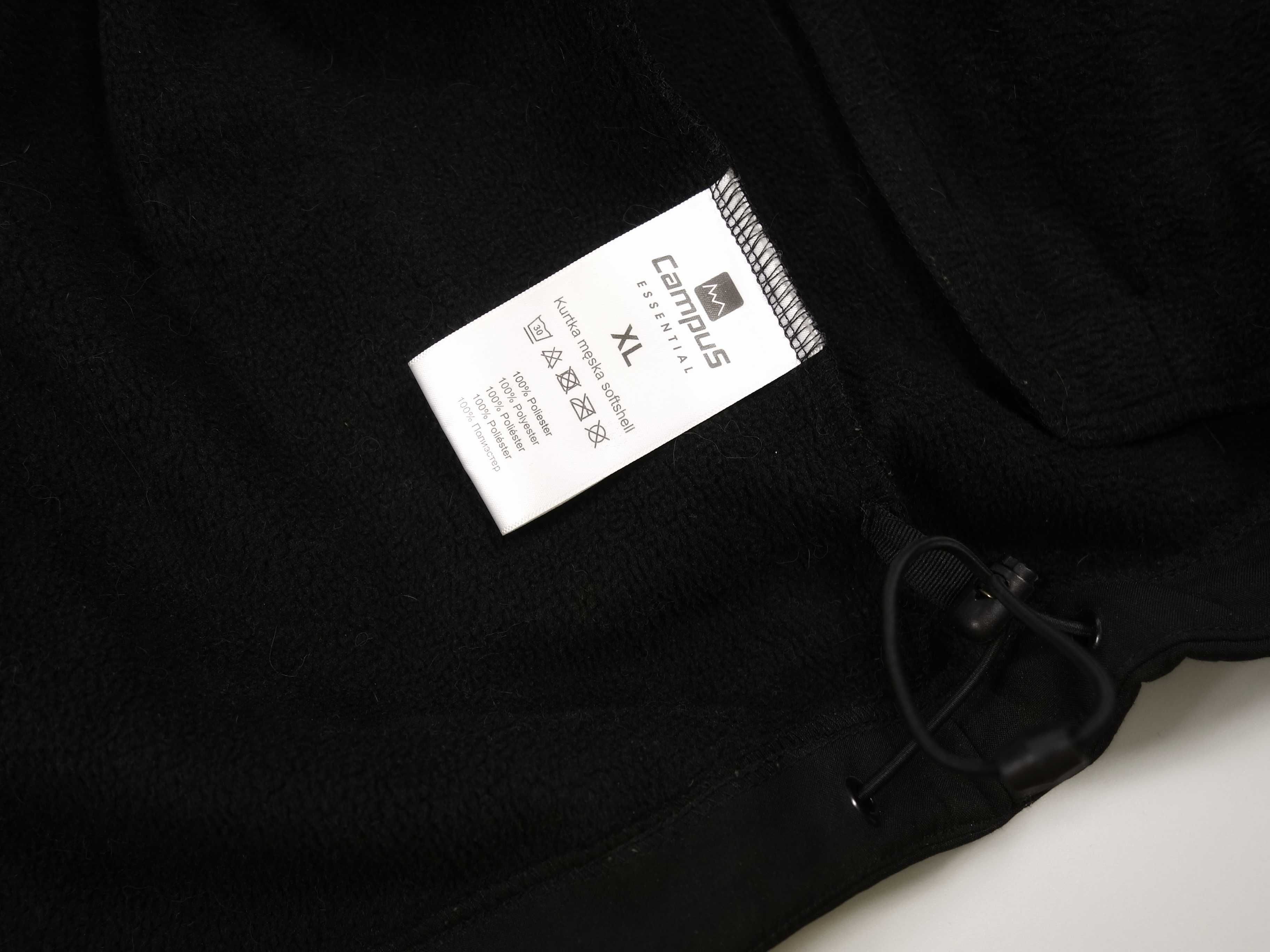 Campus Softshell – męska kurtka outdoorowa z kapturem rozmiar * XL
