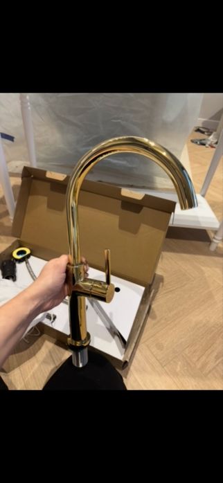 Omnires Tula bateria kuchenna stojąca zloty połysk TL6050GL