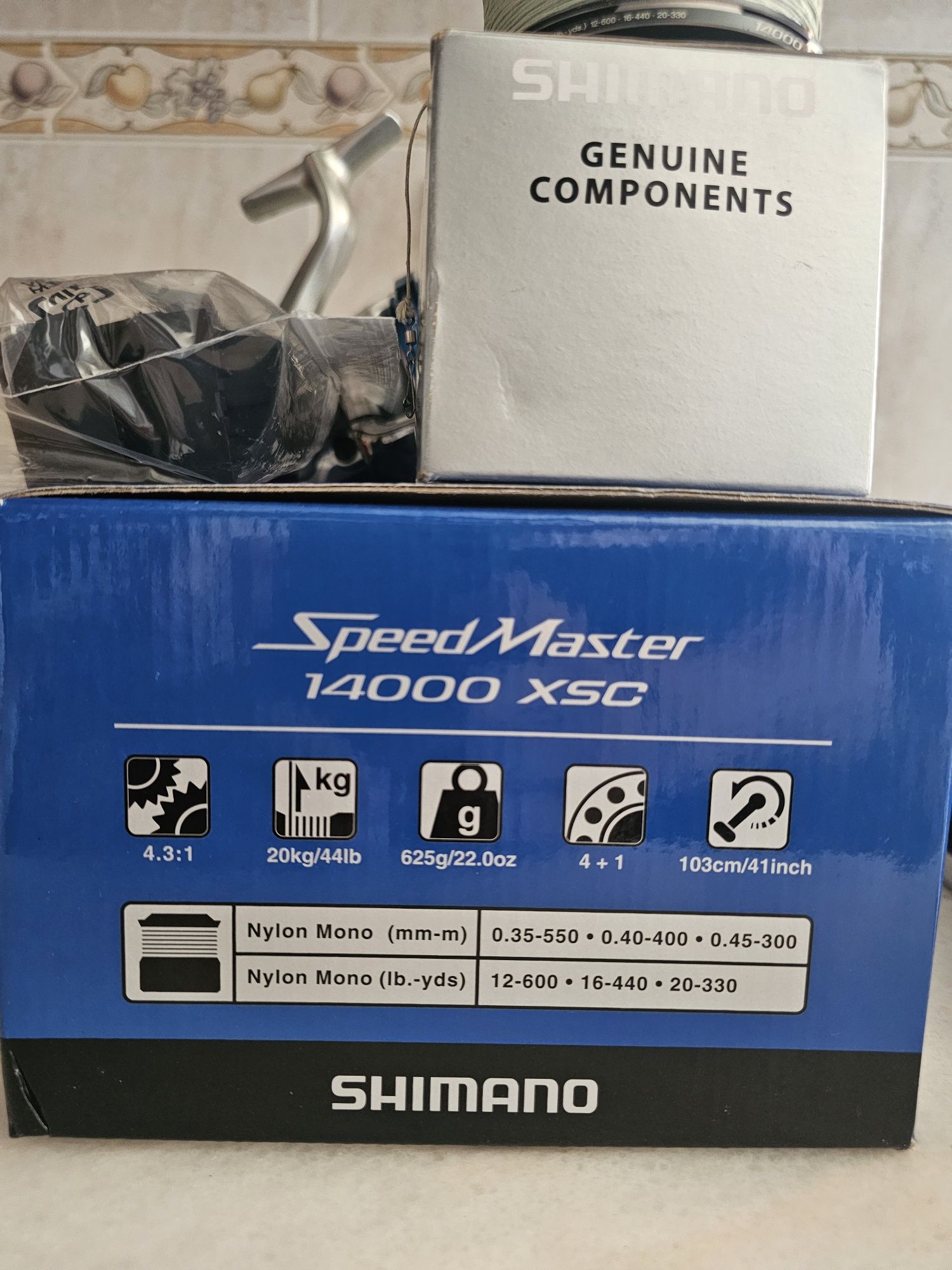 Carreto shimano speedmaster 14000 xsc + bobine extra