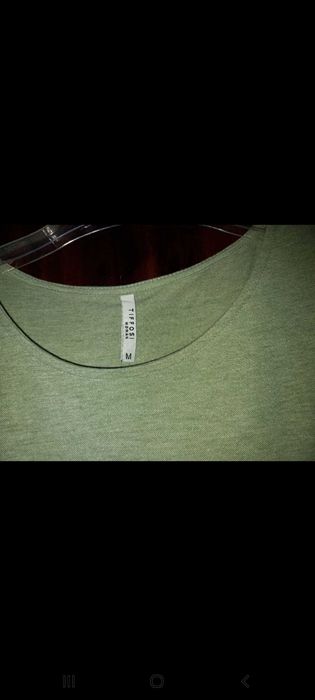 Vestido de verão e meia estação, comprido, verde água - M - Tiffosi