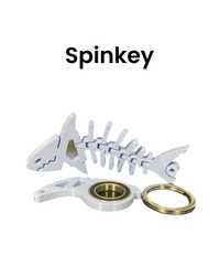 Brelok do kluczy Frozen keyspinery + rybka by spinkey.com