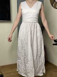 Біла сукня максі бренду MaxMara, розмір М-Xxl, стан хороший