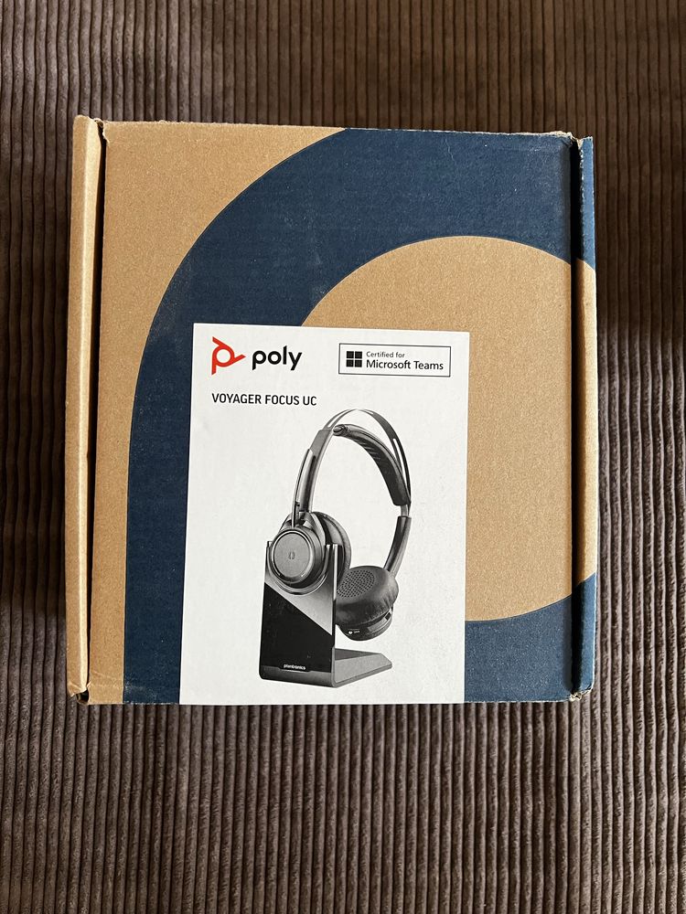 Słuchawki bluetooth Poly Voyager Focus UC B825-M USB-A z bazą