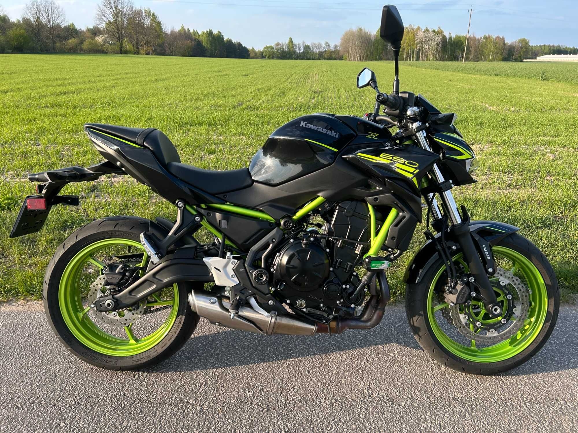 KAWASAKI Z650 Kat. A2 35kW Ważne PT/OC