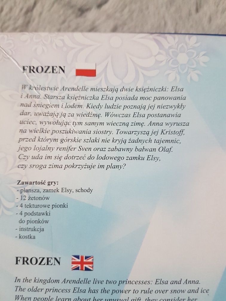 Gra Frozen Elsa + puzzle 260el