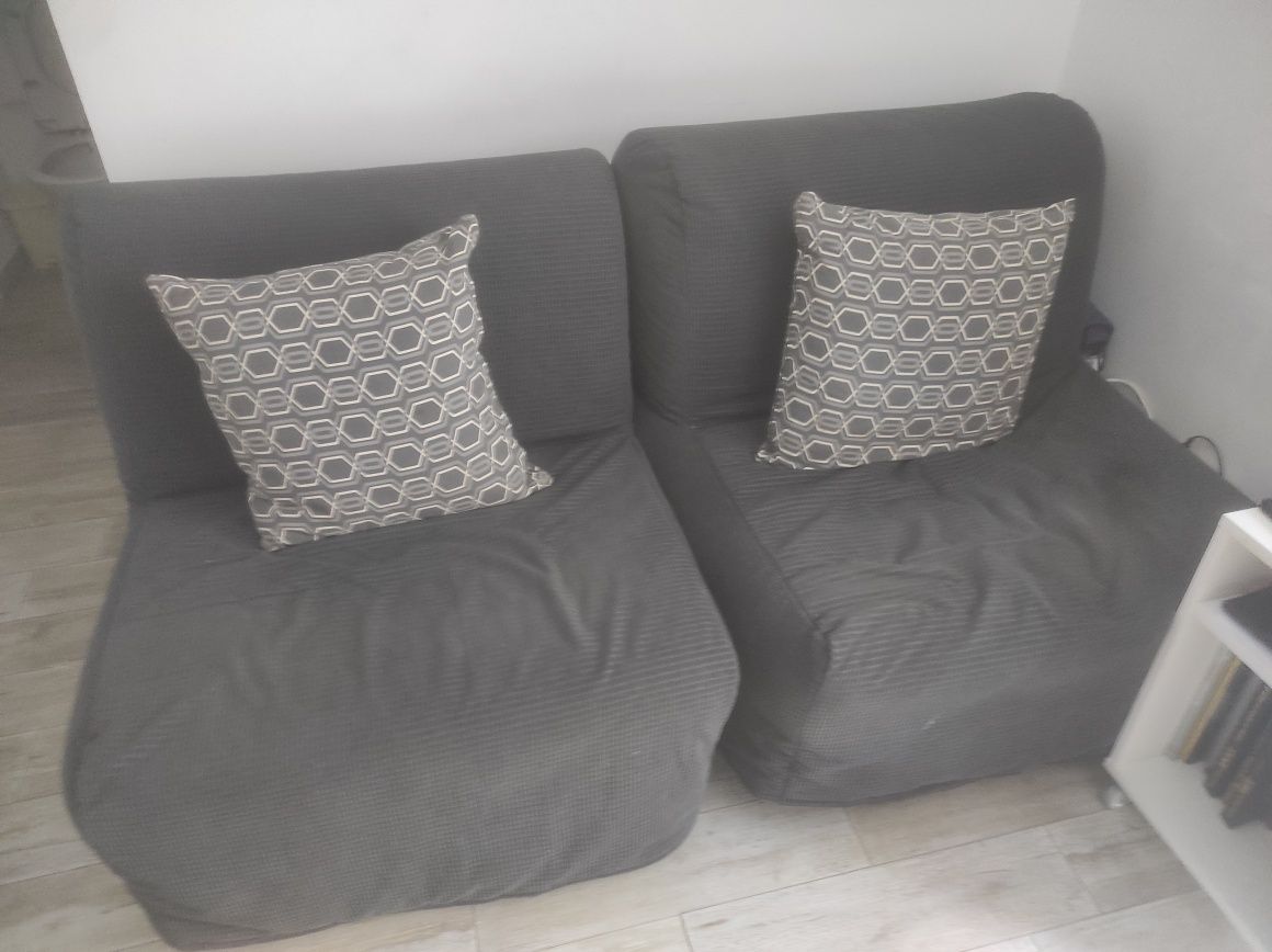 Dois Sofás com cama do IKEA