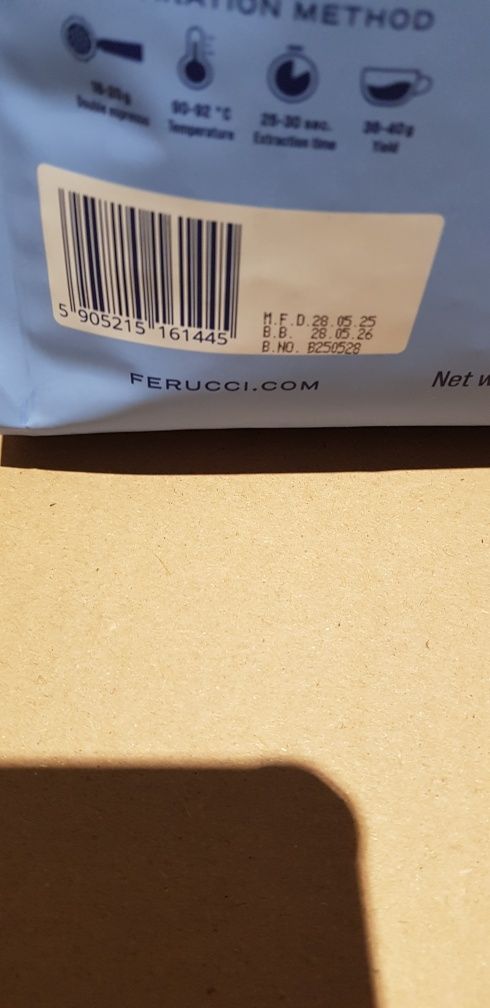 Kawa Ferucci ziarnista 4 kg.