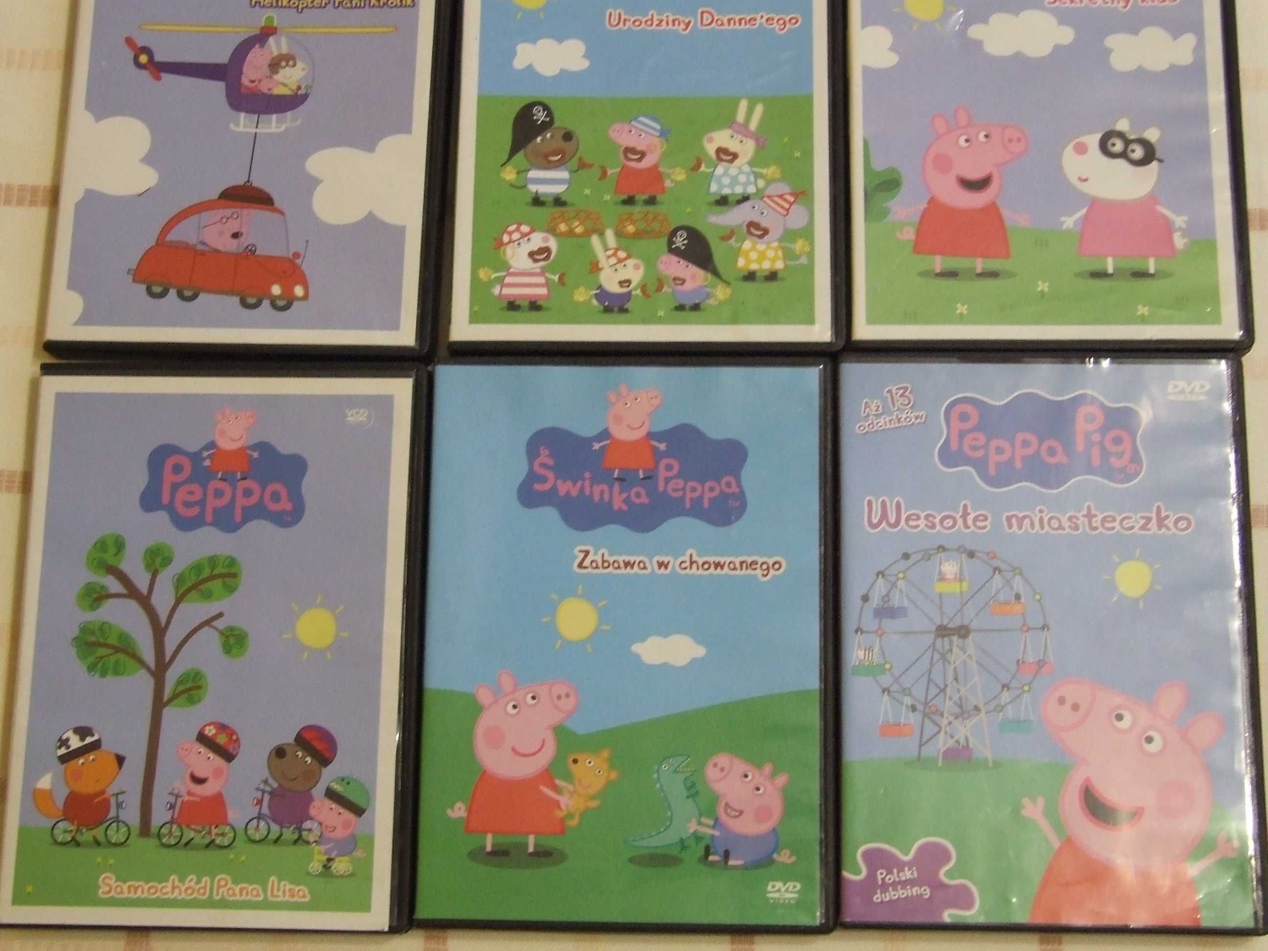 Świnka Peppa bajki vcd gratis maskotka