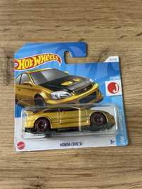 hot wheels honda civic si gold