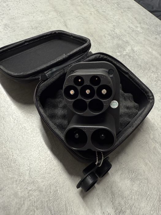 Перехідник CCS2 combo+type2, швидкісна зарядка Тесла Tesla швидка