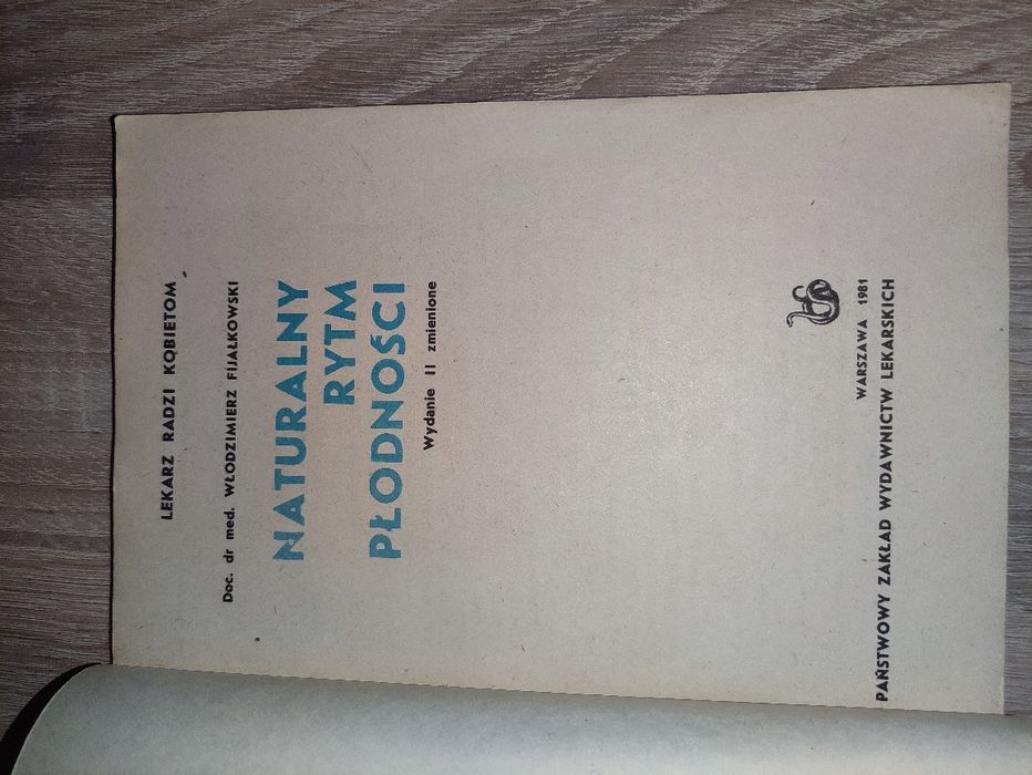 Książka poradnik Naturalny rytm płodności Fijałkowski