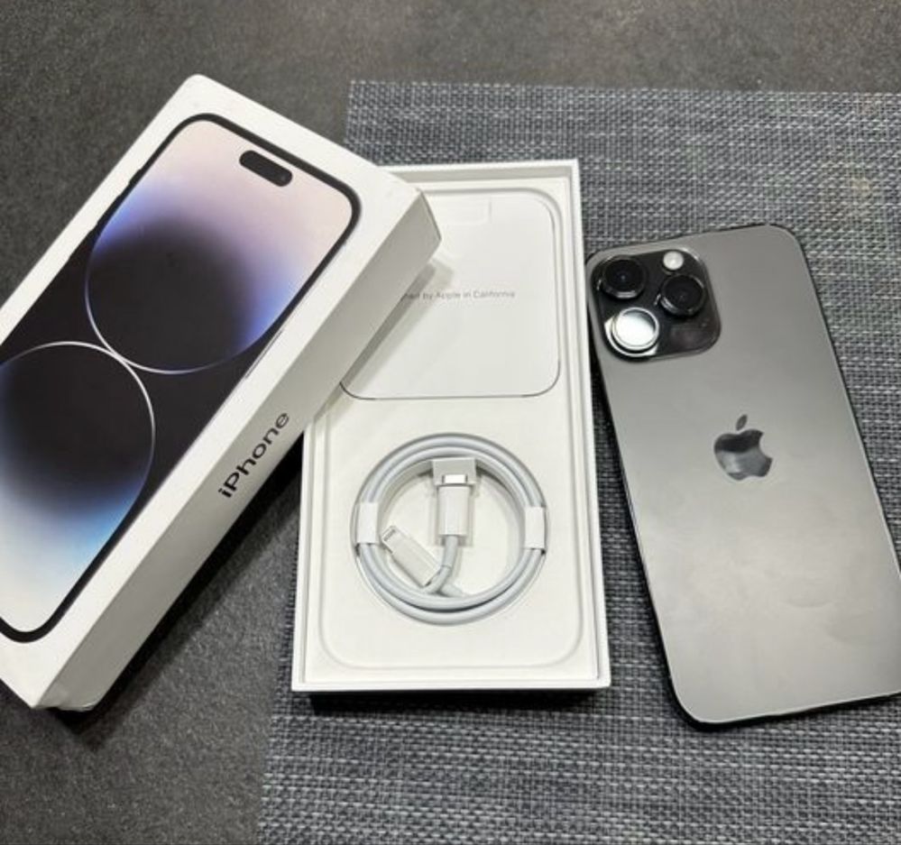 Як новий! Apple iPhone 14 Pro Max 128GB Space Black A2651 MQ8N3LL/A