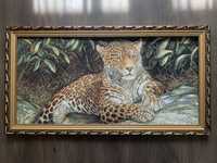 Картина леопард