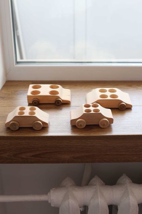 Дерев’яні машинки, заготовки для творчості, 200 грн/1 шт