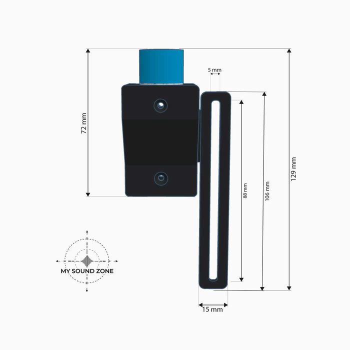 Trigger perkusyjny wewnetrzny U2 High – dwustrefowy | Roland/eDrumIn