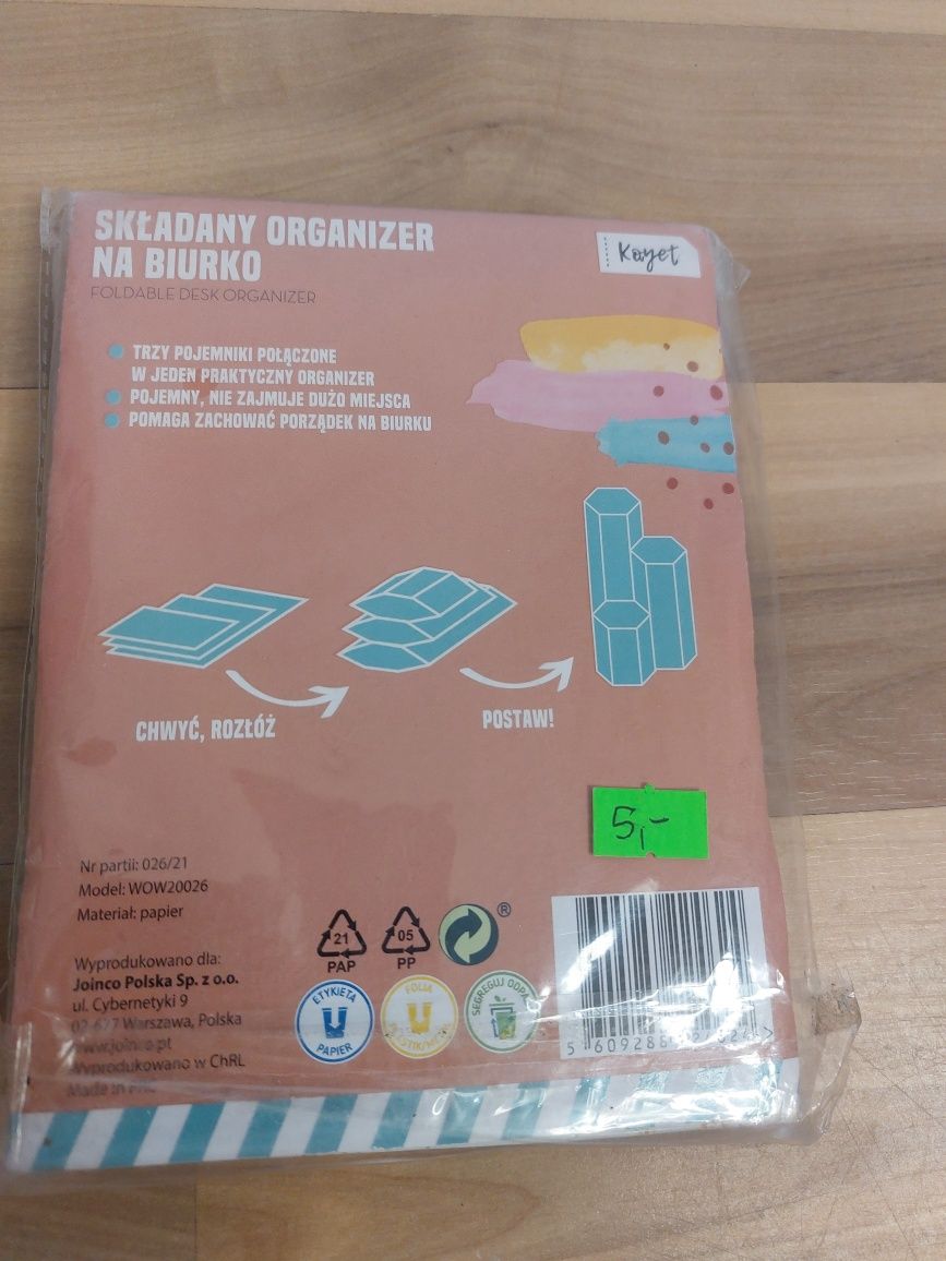 Organizer 3-częściowy na biurko