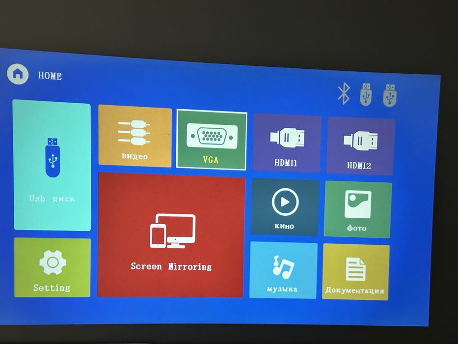 Wifi Проектор Full-HD 4K PGIVDA