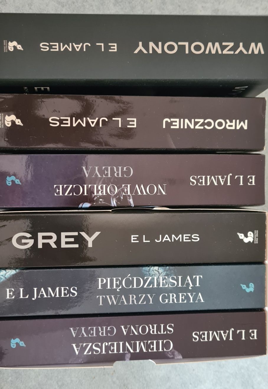 EL JAMES trylogia Grey'a 6 tomów