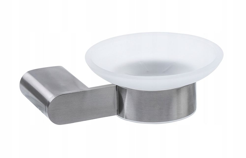 MSA29-607BR Mydelniczka szklana ETNA kol. stal szczotkowana