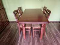 Stół Natalia BRW + 6 krzeseł  - w bardzo dobrym stanie