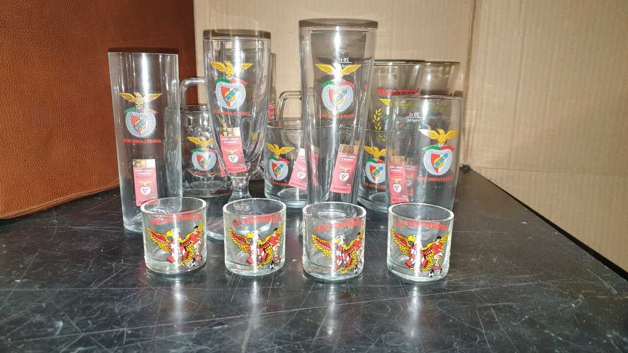 Vendo copos e canecas do SLB novos