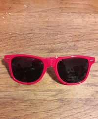Okulary przeciwsłoneczne Stylowe Czerwone z filtrem UV400 Nowe!
