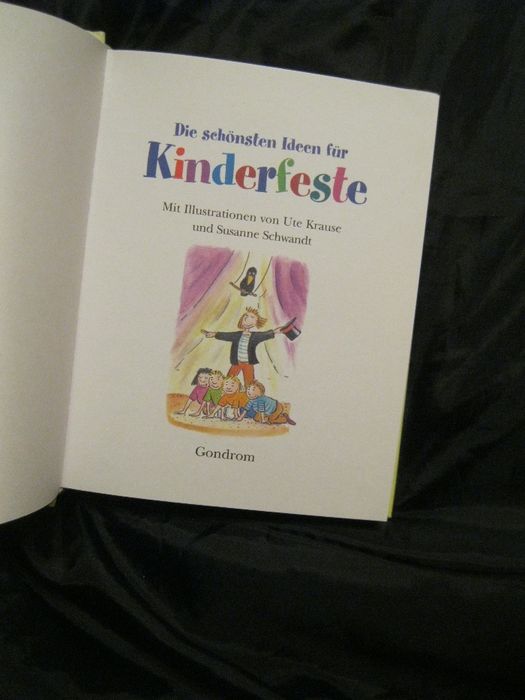 детская книга на немецком языке Die schönsten Ideen für Kinderfeste