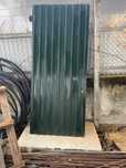 Portão Metal Verde Ondulado (87cm x 2m)
