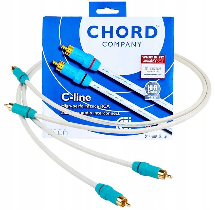 Chord C-LINE - Interkonekt stereo RCA - 1m Promocja !!!