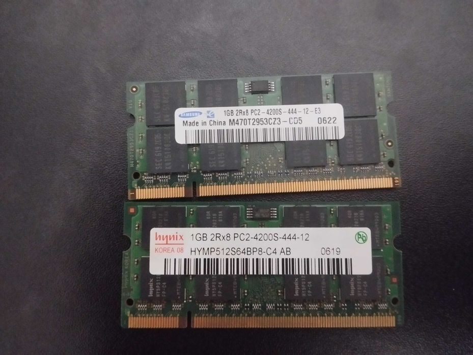 Vários HDDs de notebook + RAM DDR2 1GB – Usados, bons para reposição