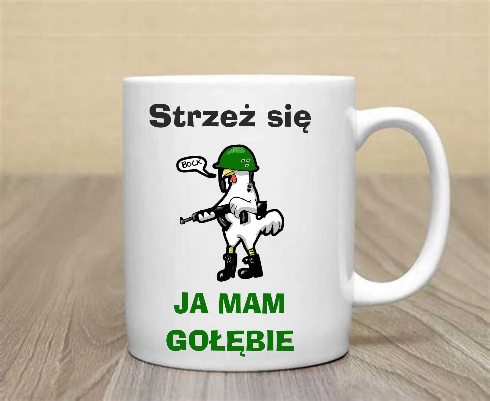 Kubek z nadrukiem dla gołębiarzy śmieszny nadruk różne wzory prezent
