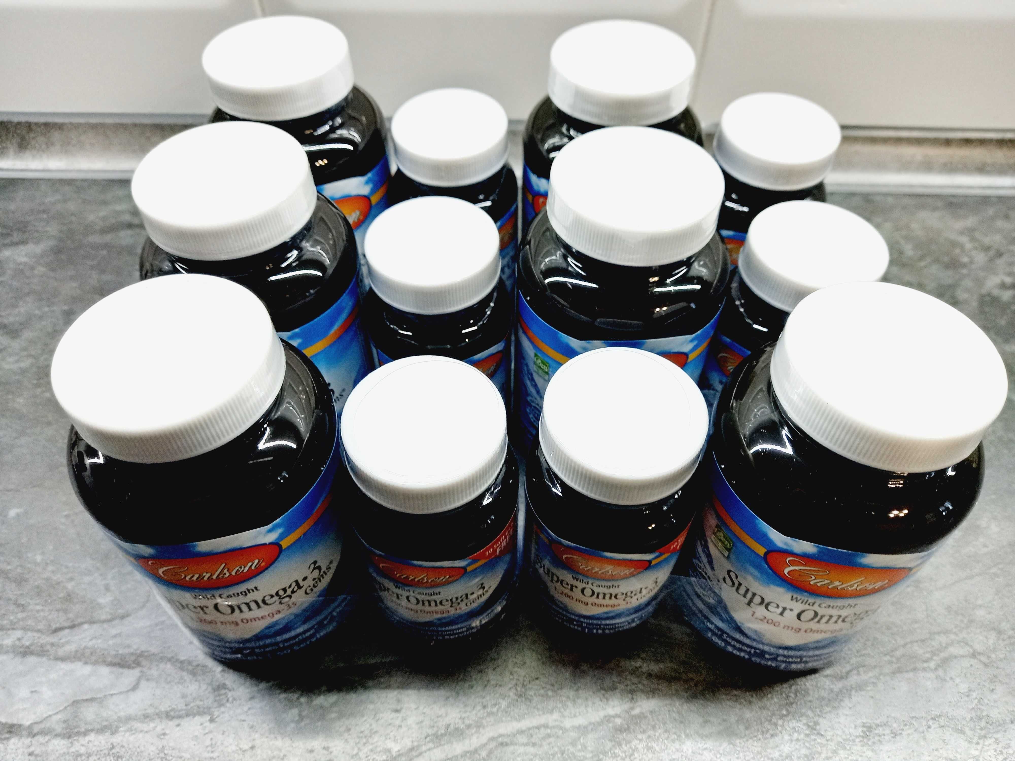 Carlson Labs, Super Omega-3 1200 мг (130 капс.), омега-3 концентрат