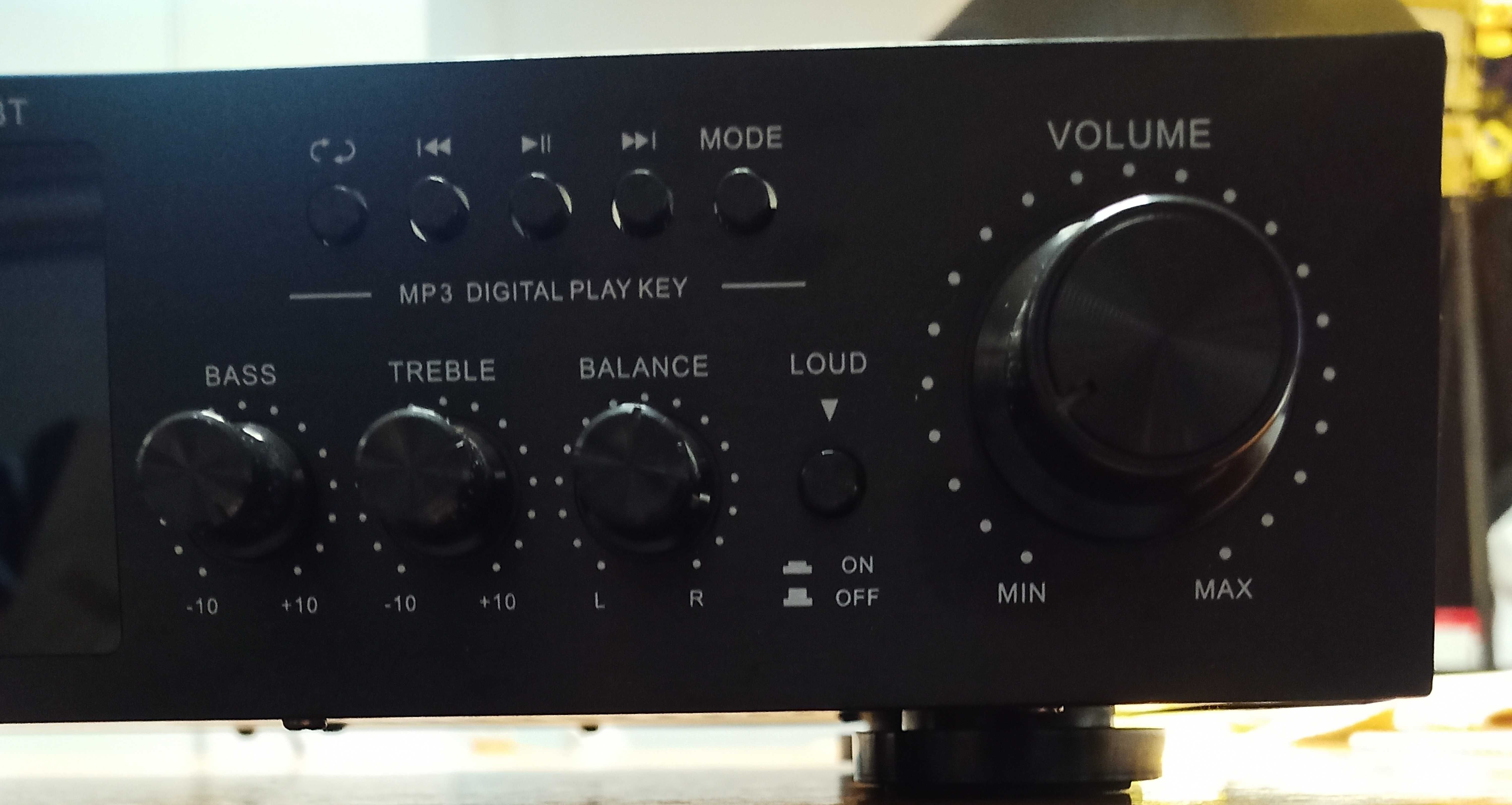 Amplituner Liston12 Hi Fi Stereo - bluetooth, usb, sd, karaoke
