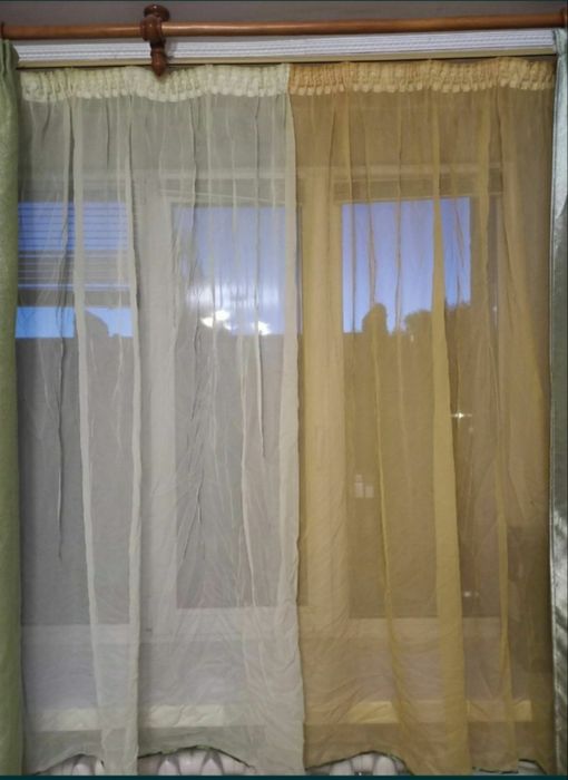 Якісніі тюлі для кухні до підвіконня та довші