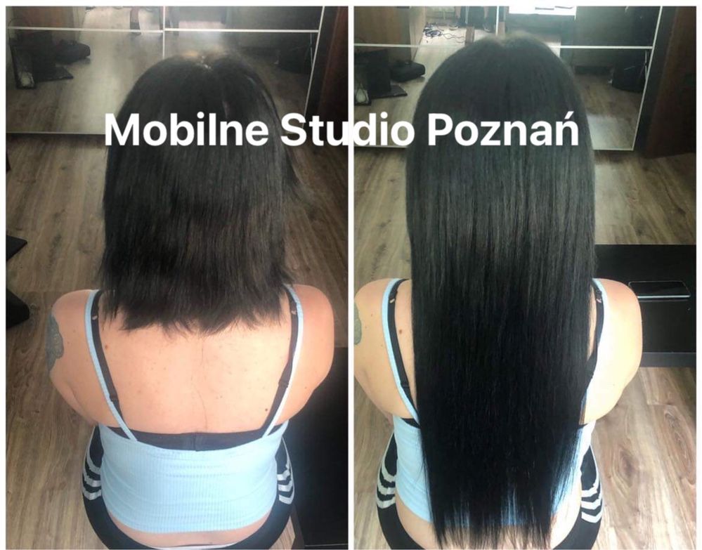 PRZEDŁUŻANIE WŁOSÓW mobilnie z dojazdem do klienta
