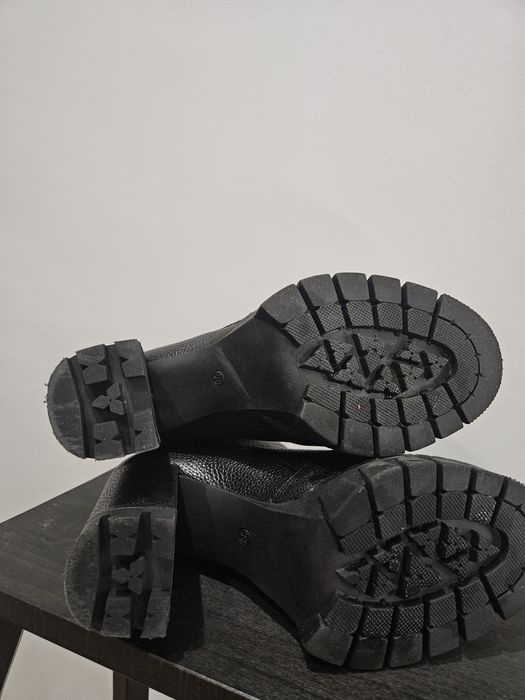 botki na słupku RUSIN ZIP FIORE 38