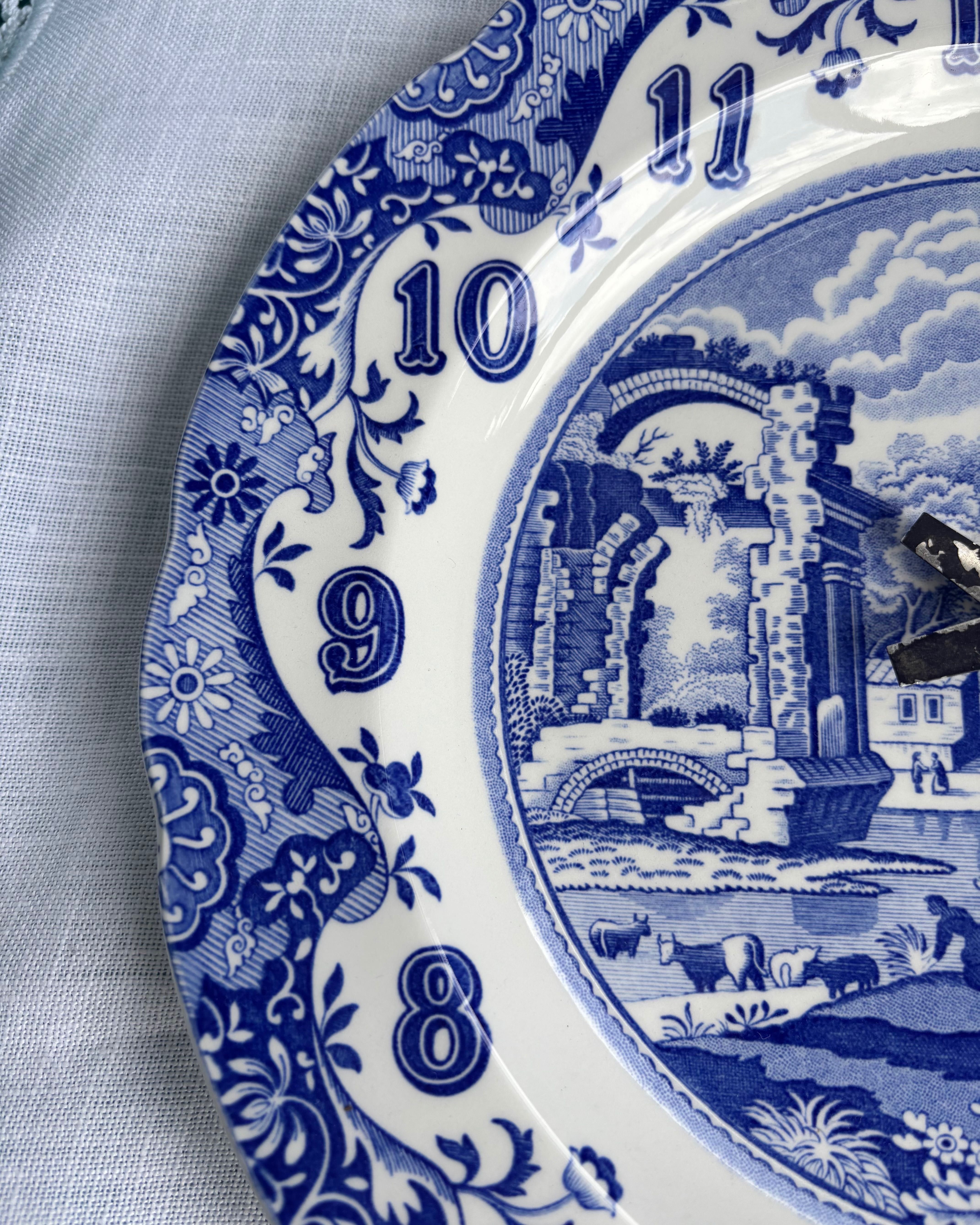 Zegar ścienny Blue Italian Spode