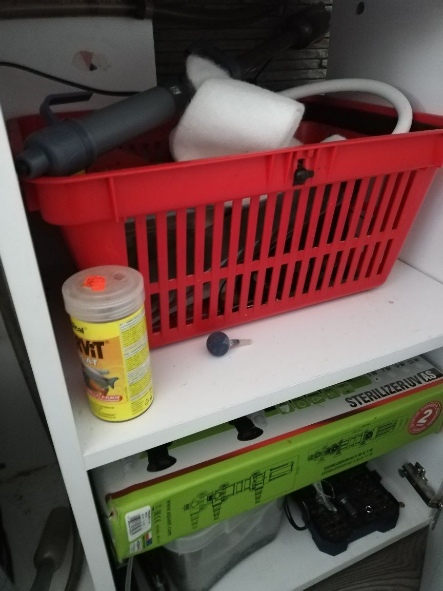 Akwarium 200l i akcesoria  zestaw opti settt wraz ze całym sprztem