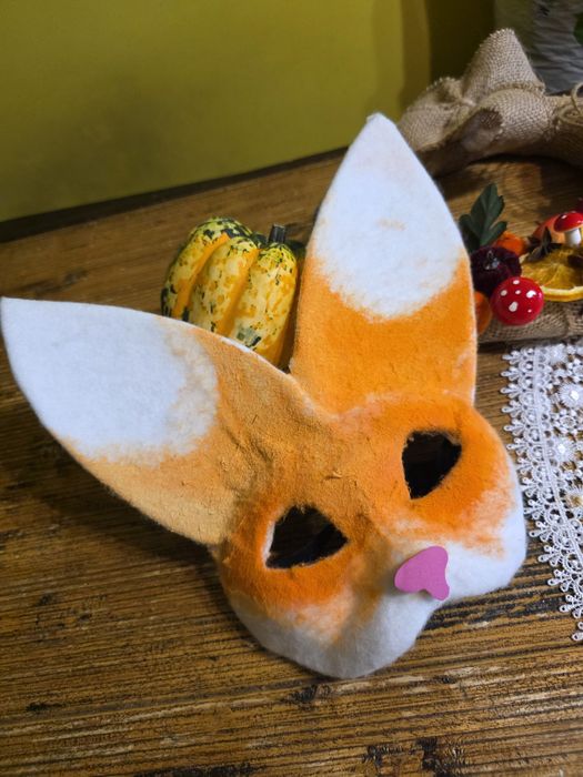 Maska therian furry lis