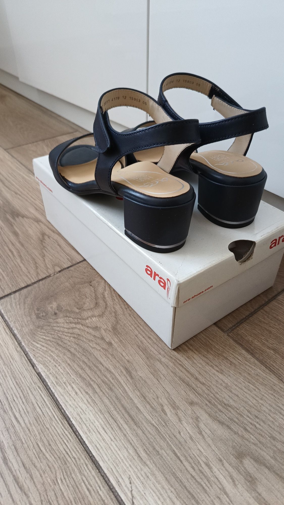 Nowe czółenka obcasy skóra naturalna Ara Toulouse High Soft rozmiar 40