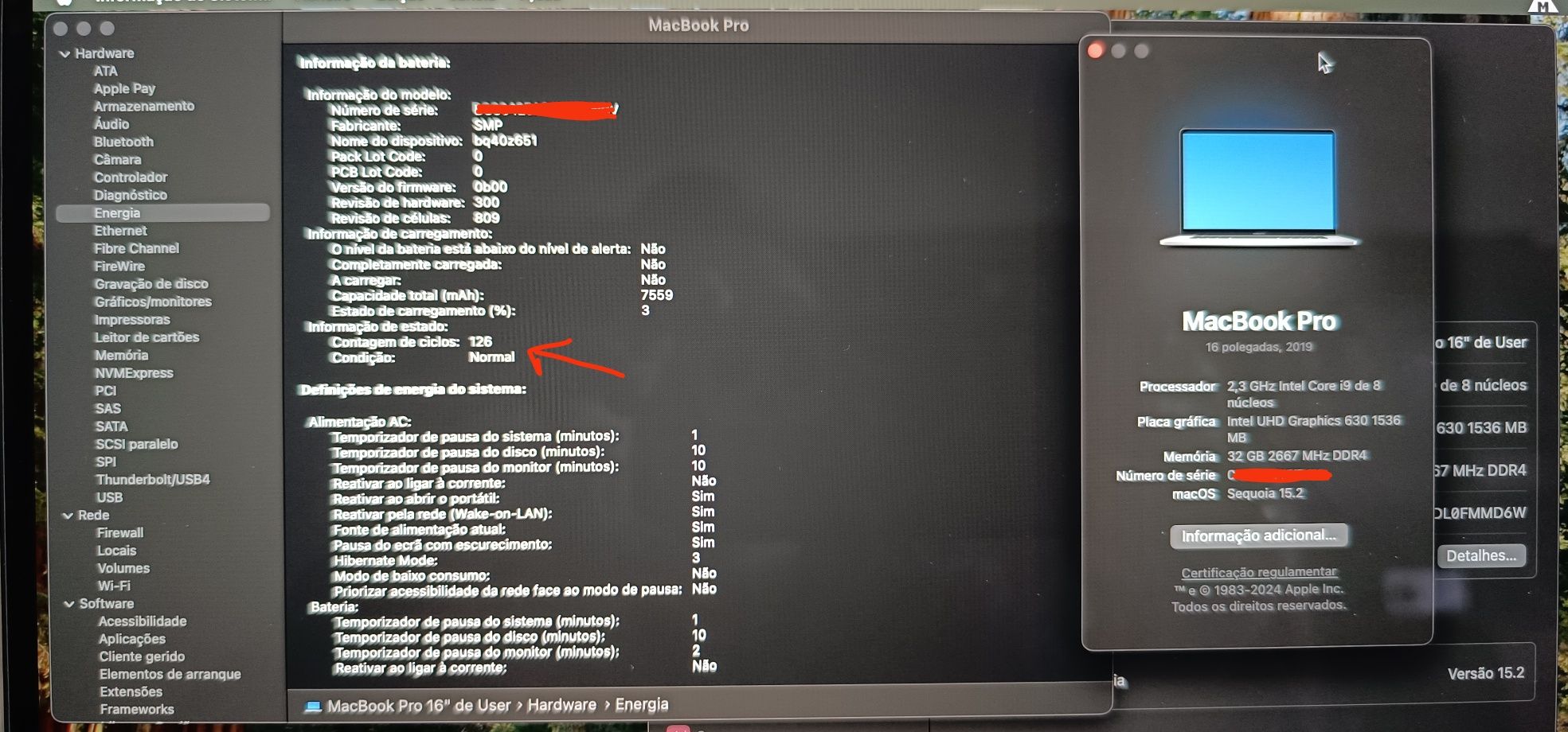 MacBook Pro A2141, i9, 32gb RAM e 1Tb disco