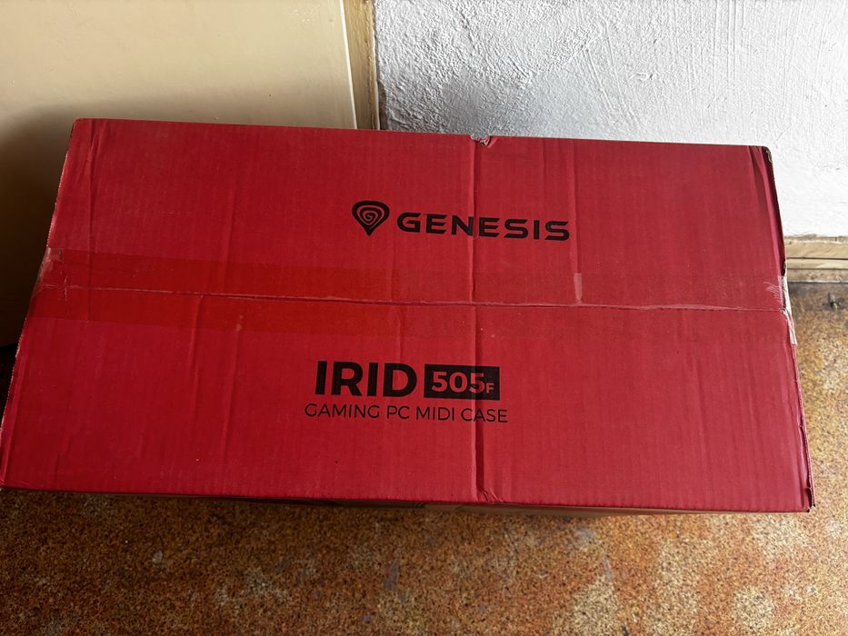 Obudowa komputerowa Genesis Irid 505F z szybą, Midi Tower, NOWA