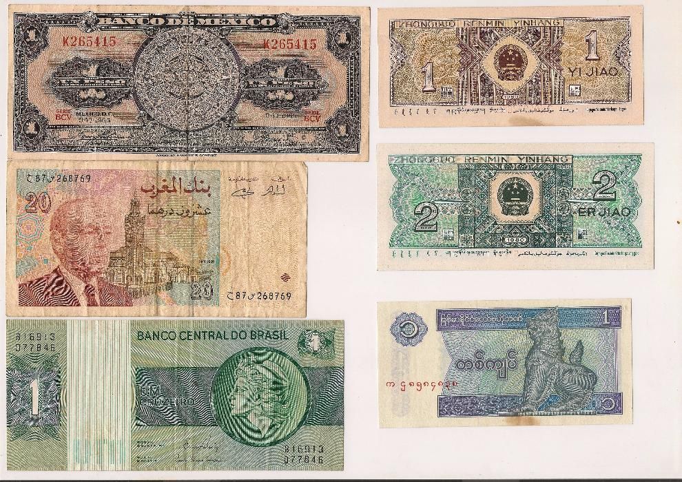 Notas antigas (portes incluidos)