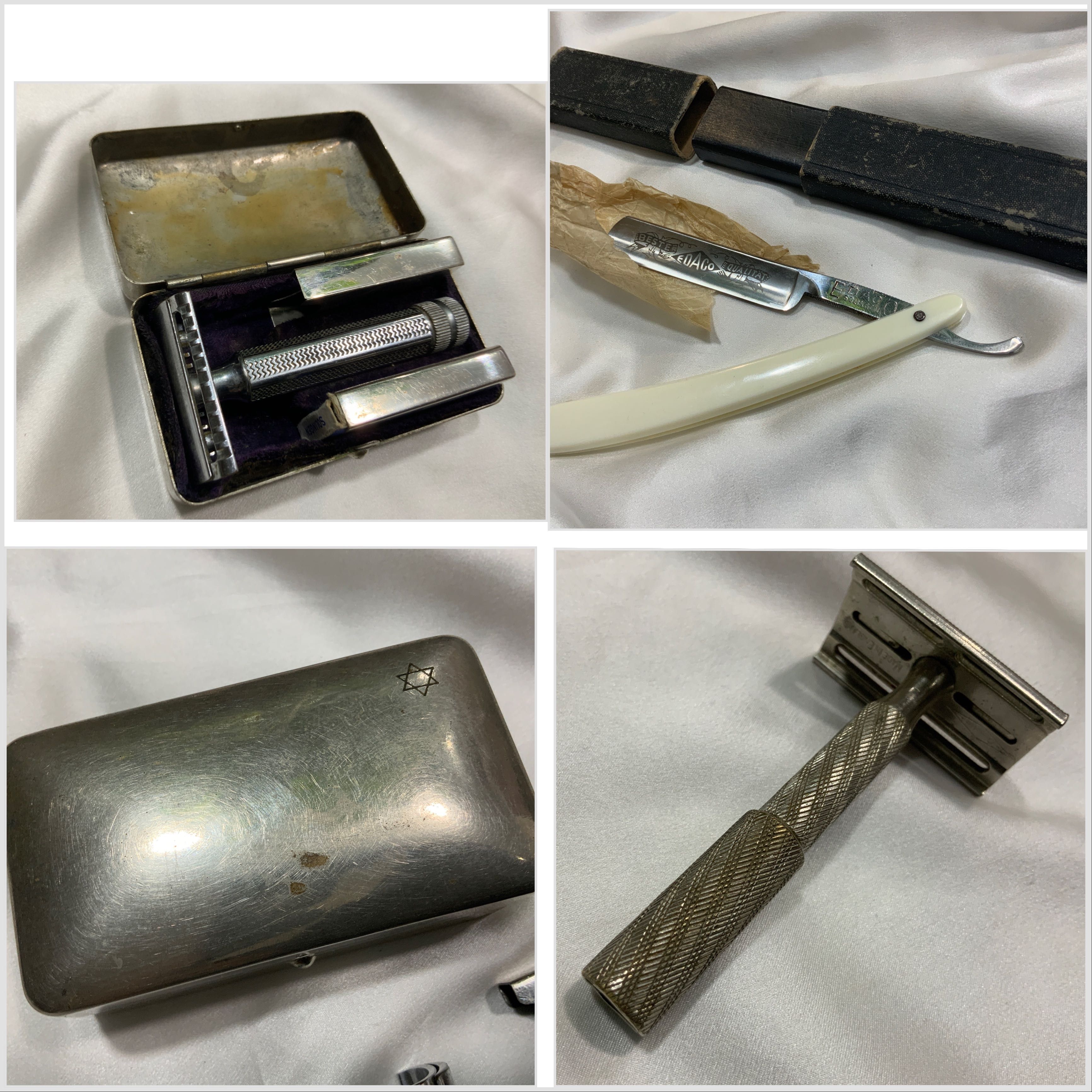 Старовинна бритва Merkur Solingen Fasan Apollo Birko Gillette