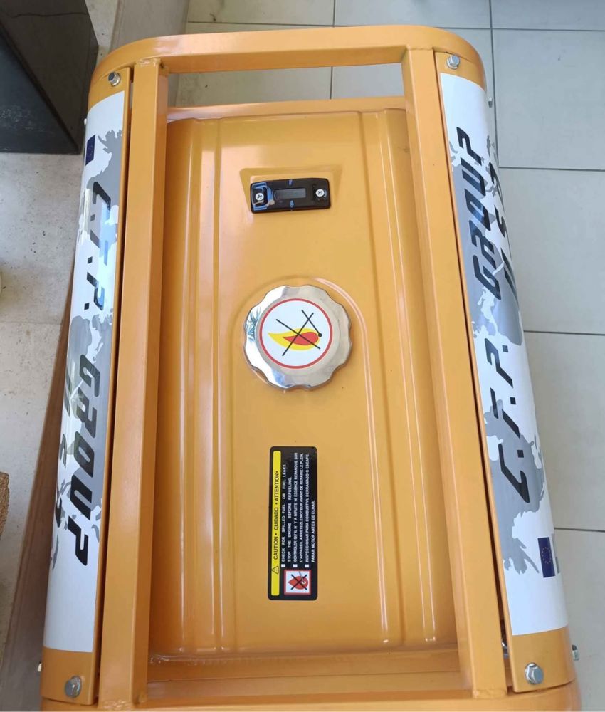 Gerador a gasolina simples com motor a 4 tempos