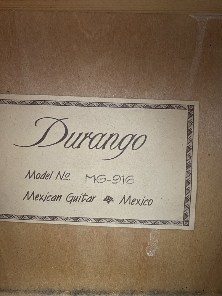 Gitara Mexico Durango MG-916