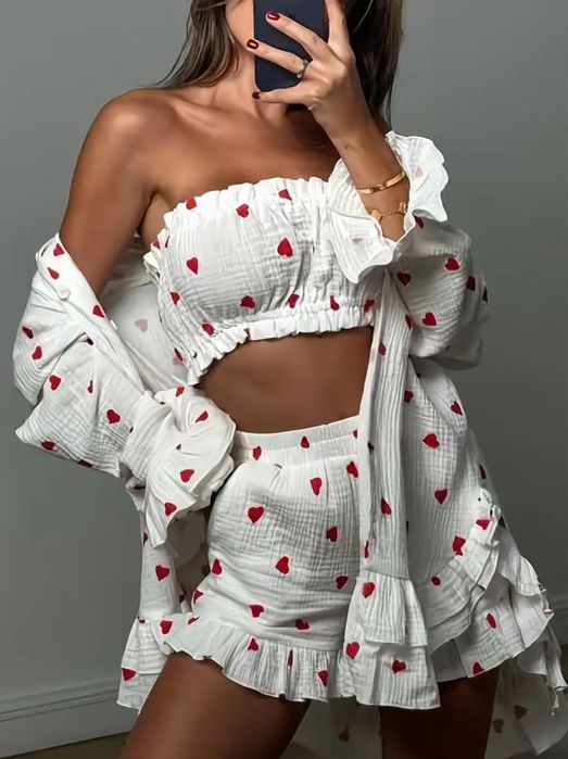 Жіноча піжама 3в1